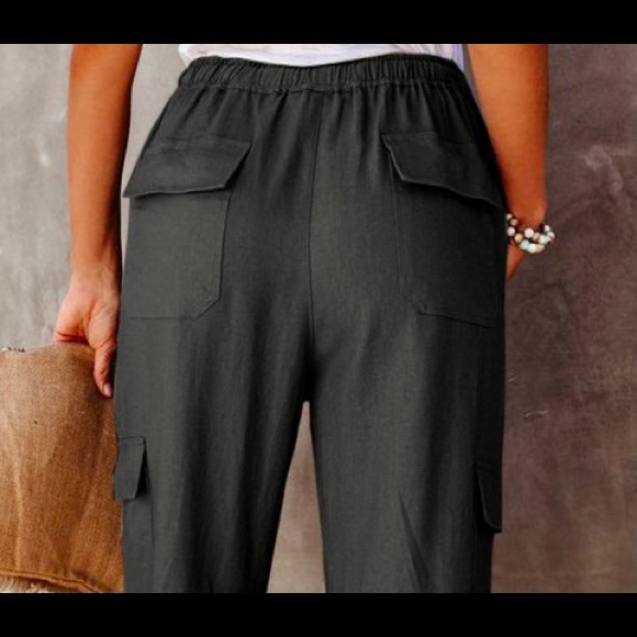 Black Cargo Pant - Picture 2 of 7